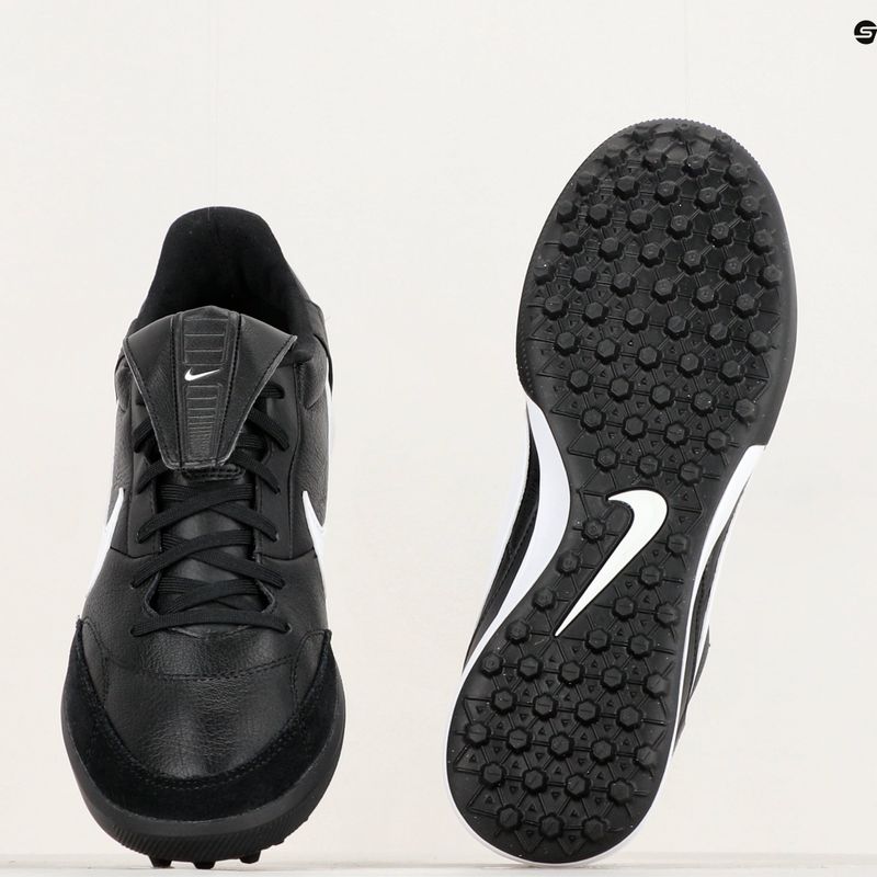 Nike Premier 3 TF juodi/balti futbolo bateliai 8