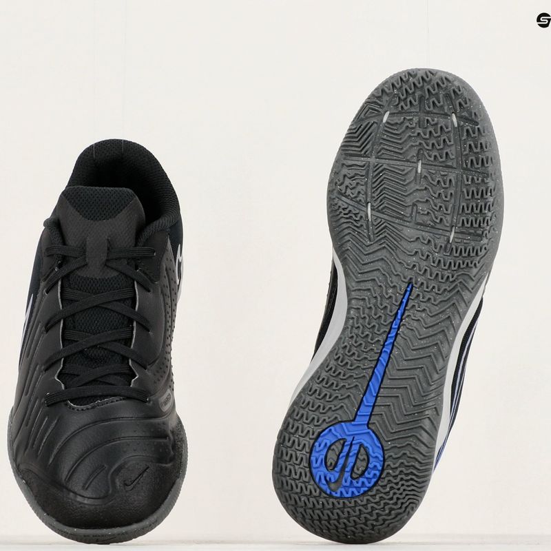 Vaikiški futbolo bateliai Jr Legend 10 Academy IC juoda/chromas/hyper real 8