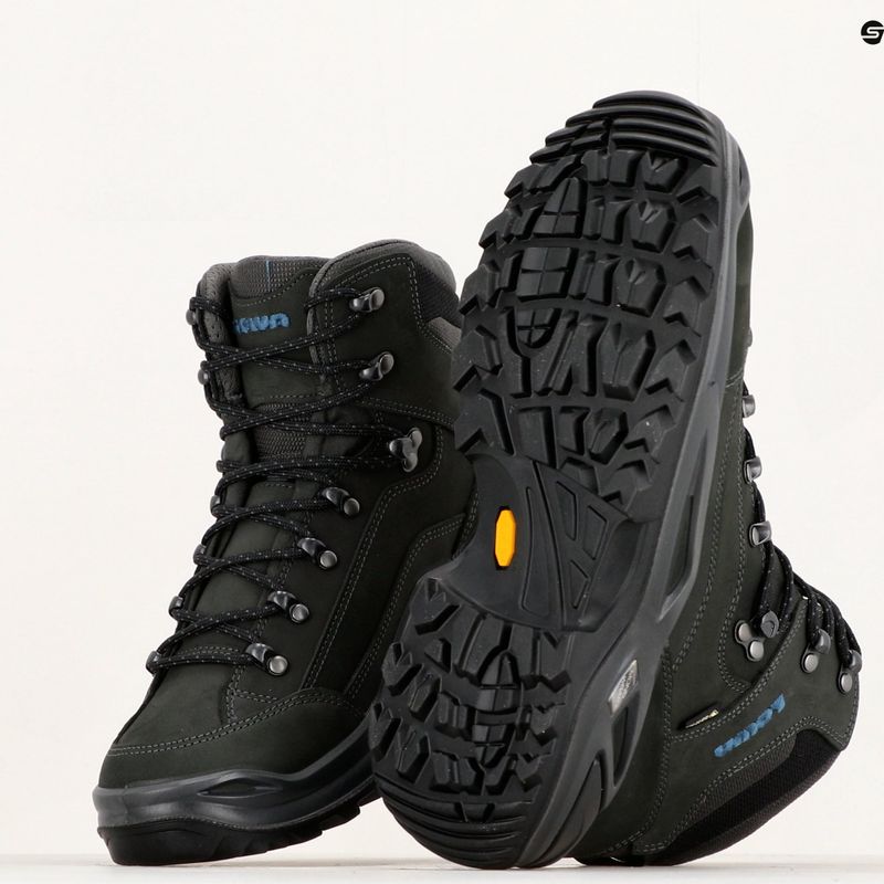 LOWA Renegade GTX Mid anthrazite/stahlblau batai 10
