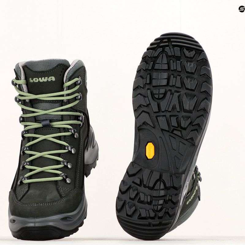 LOWA Renegade GTX Mid graphite/jade batai 11