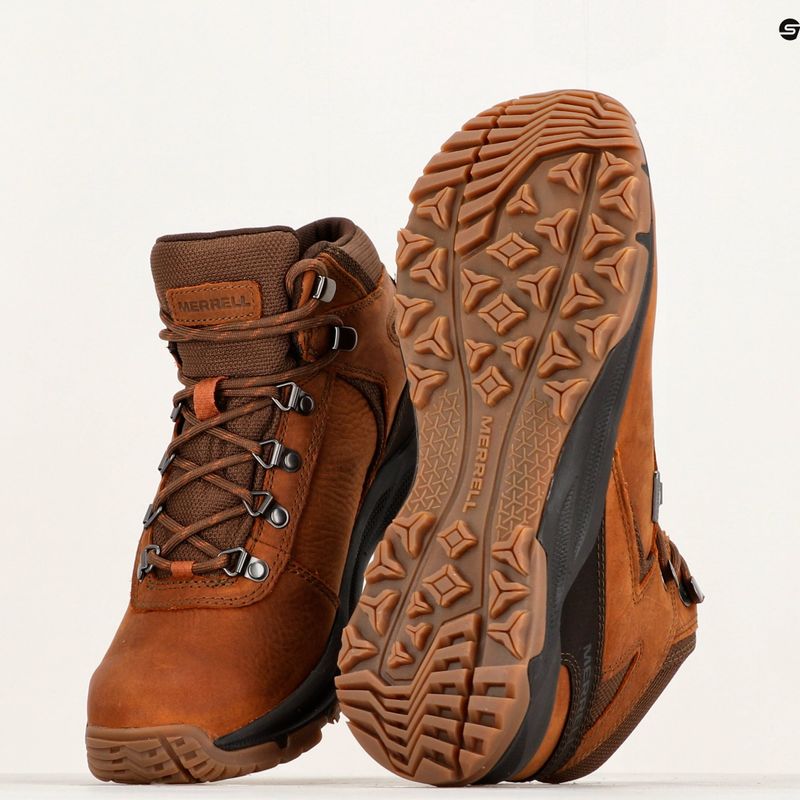 Vyriški trekingo batai Merrell Erie Mid Ltr WP toffee 8