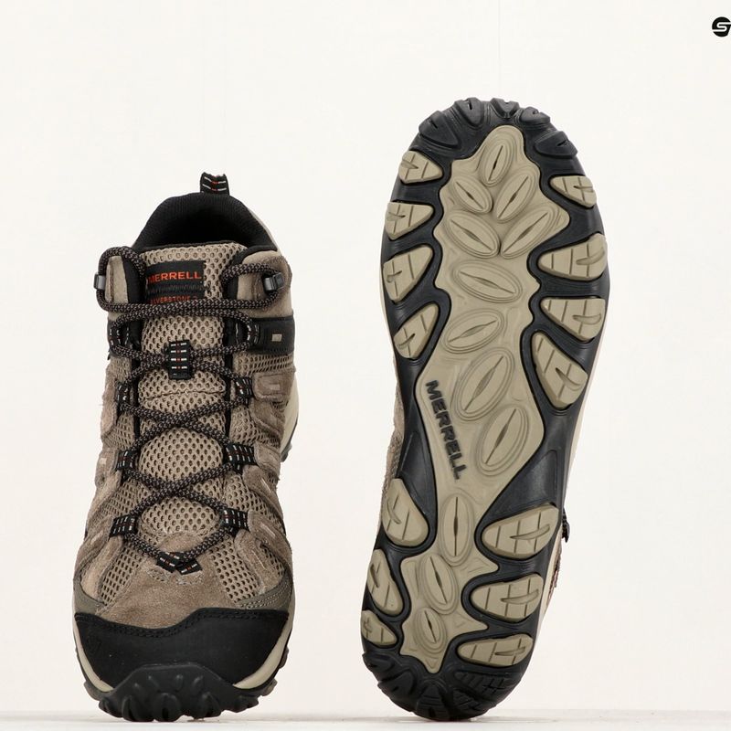 Vyriški trekingo batai Merrell Alverstone 2 Mid WP boulder/brindle 15