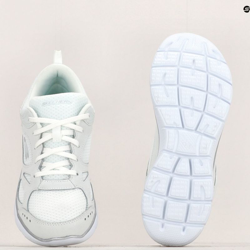 Moteriški treniruočių bateliai SKECHERS Summits Suited white/silver 13