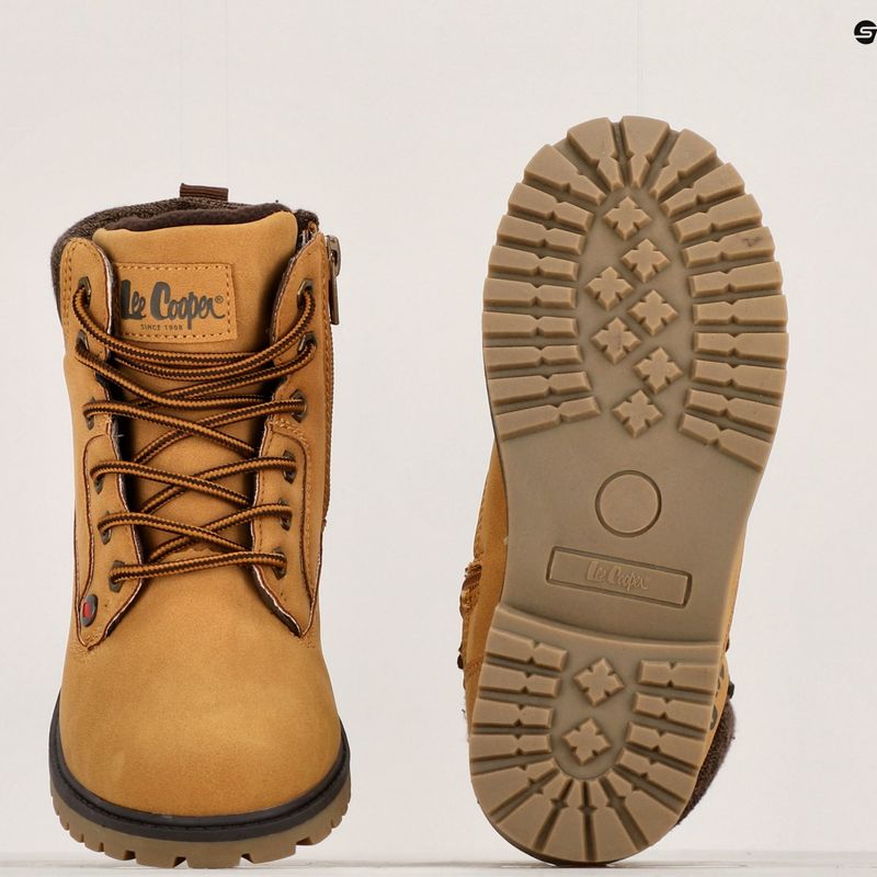 Lee Cooper vaikiški batai LCJ-22-01-1490 camel 8