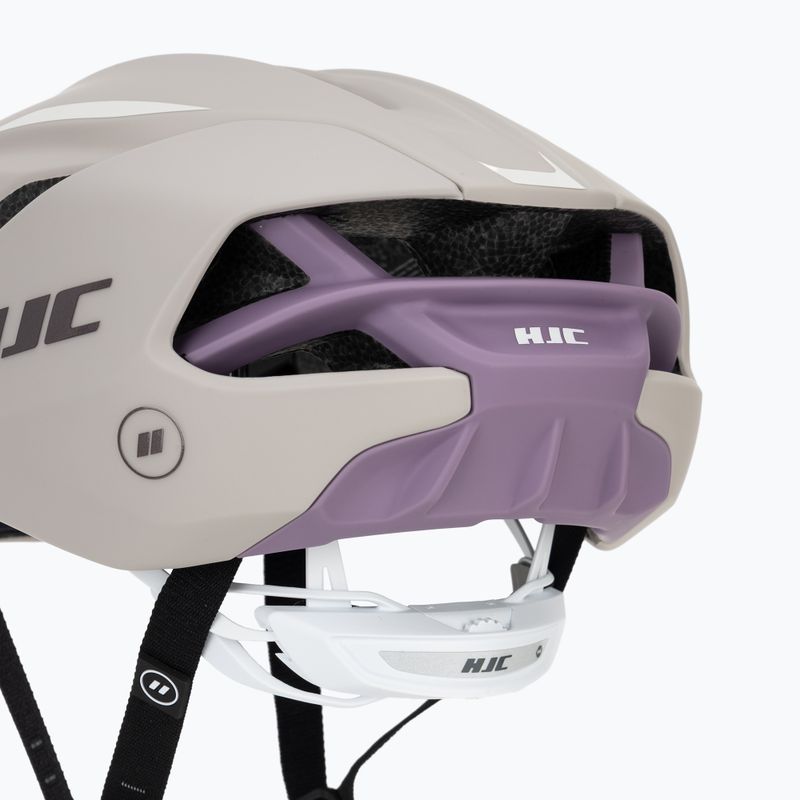 Dviračio šalmas HJC Furion 3 mt beige/purple 8