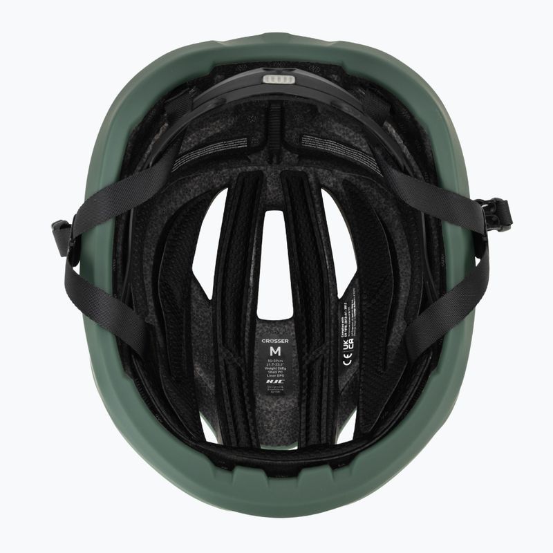 HJC Crosser mt chaki žalios spalvos dviratininko šalmas 5