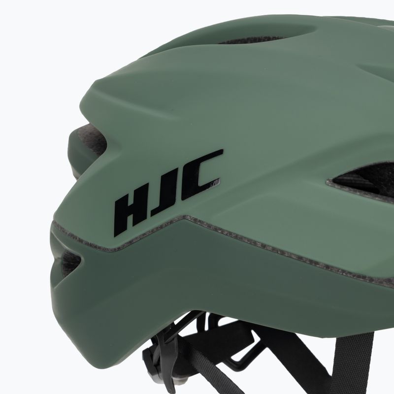 HJC Crosser mt chaki žalios spalvos dviratininko šalmas 8