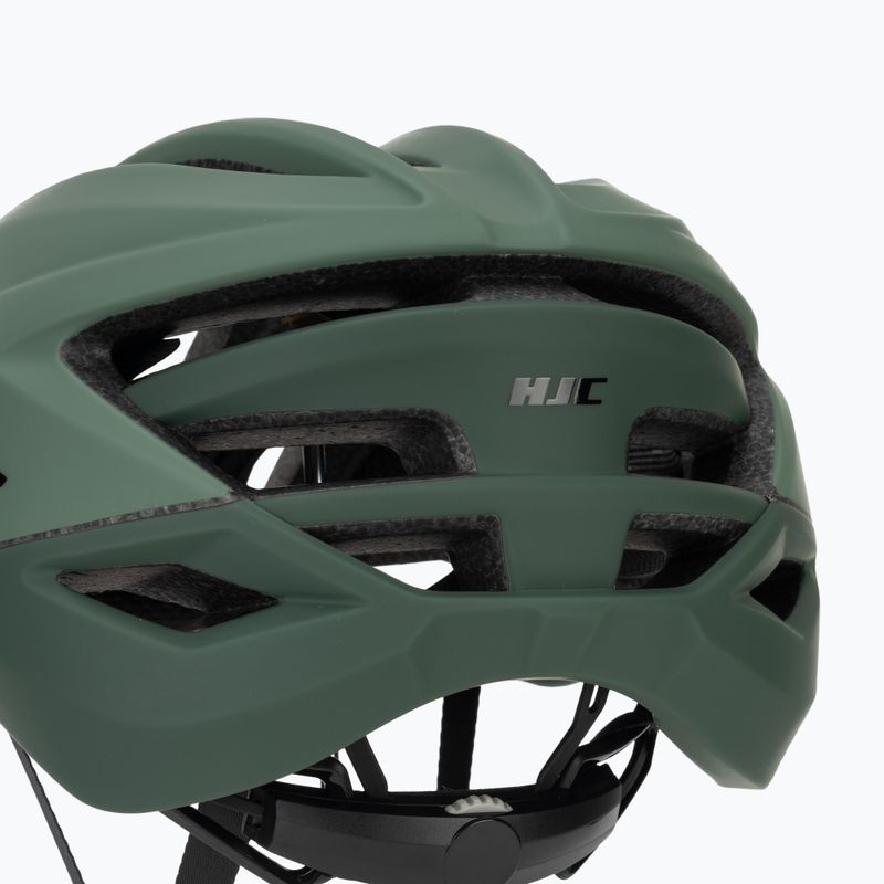 HJC Crosser mt chaki žalios spalvos dviratininko šalmas 9