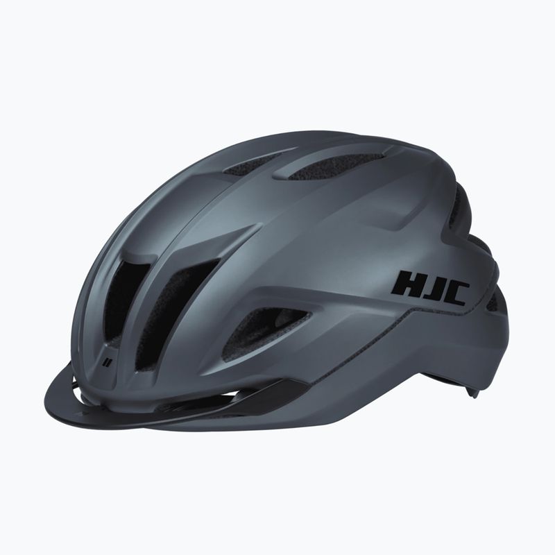HJC Crosser mt metalinis pilkas dviratininko šalmas