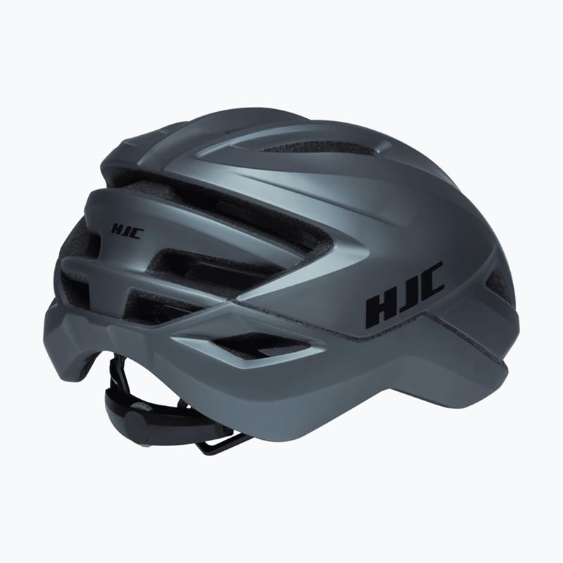 HJC Crosser mt metalinis pilkas dviratininko šalmas 4