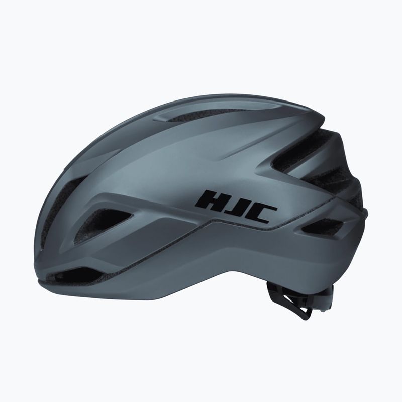 HJC Crosser mt metalinis pilkas dviratininko šalmas 5