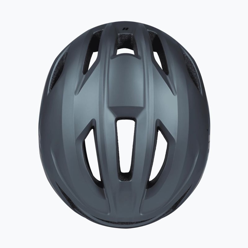 HJC Crosser mt metalinis pilkas dviratininko šalmas 6