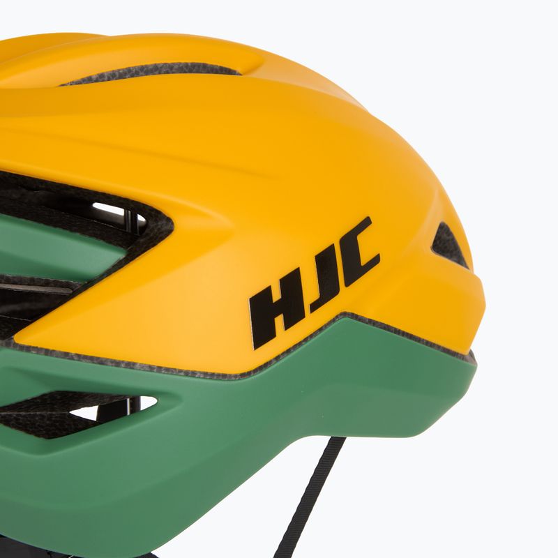 HJC Crosser mt geltonai žalias dviračių šalmas 8