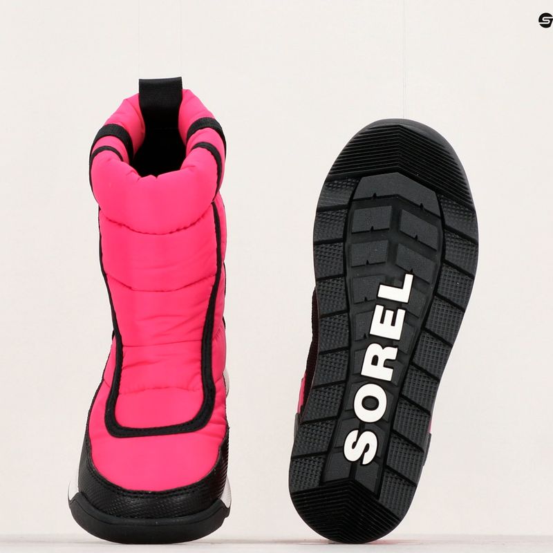 Paauglių sniego batai Sorel Outh Whitney II Puffy Mid cactus pink/black 16