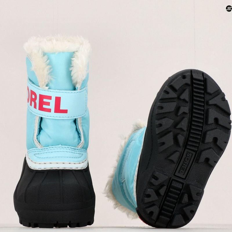 Vaikiški sniego batai Sorel Snow Commander ocean surf/cactus pink 16
