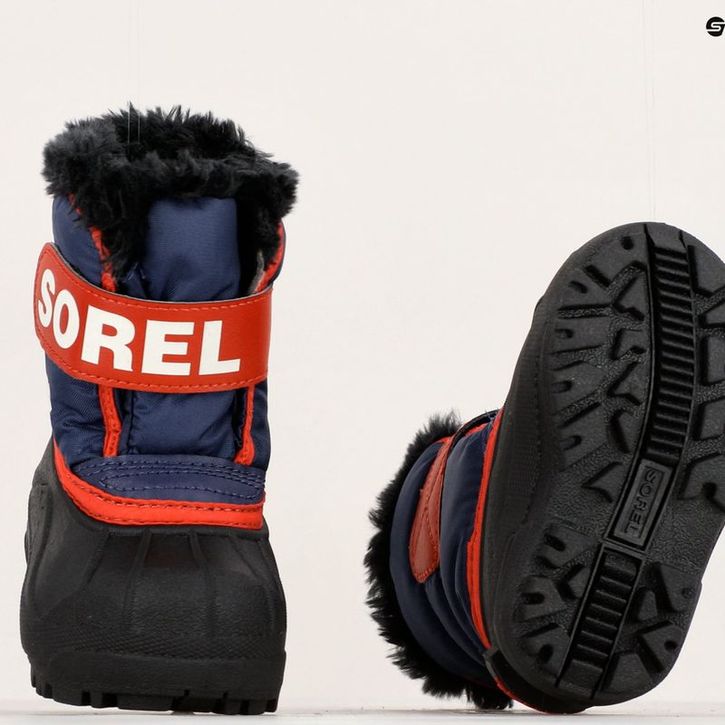 Vaikiški sniego batai Sorel Snow Commander nocturnal/sail red 15