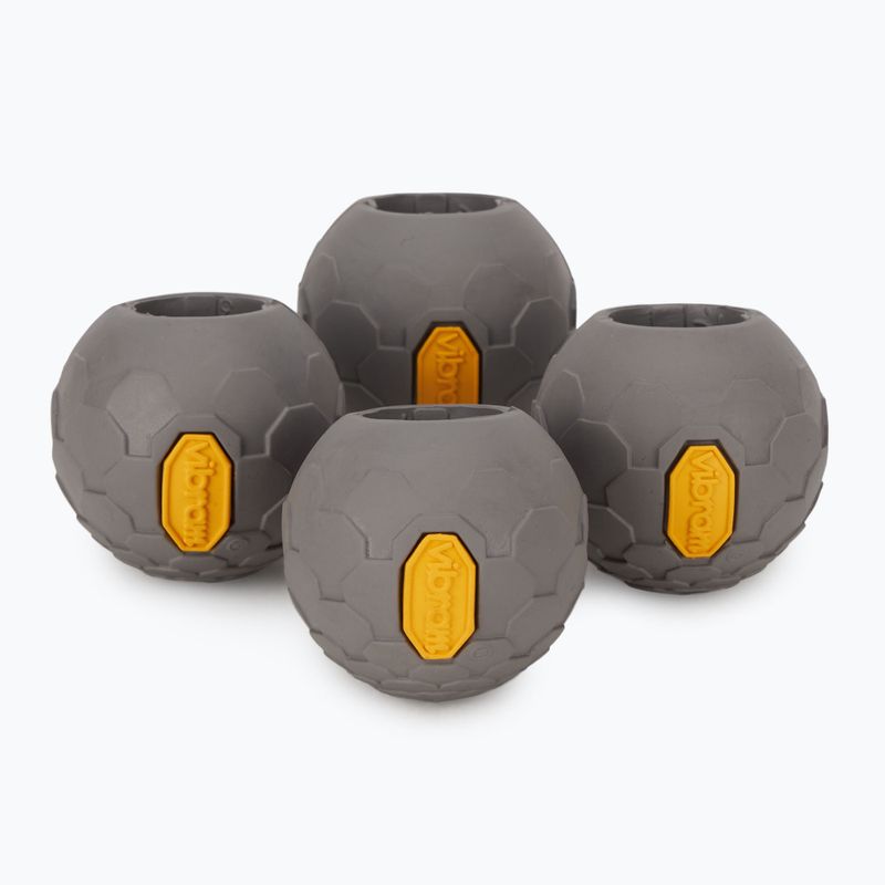 Neslystantys kilimėliai kempingo kėdėms Helinox Vibram Ball Feet 4 vnt. grey