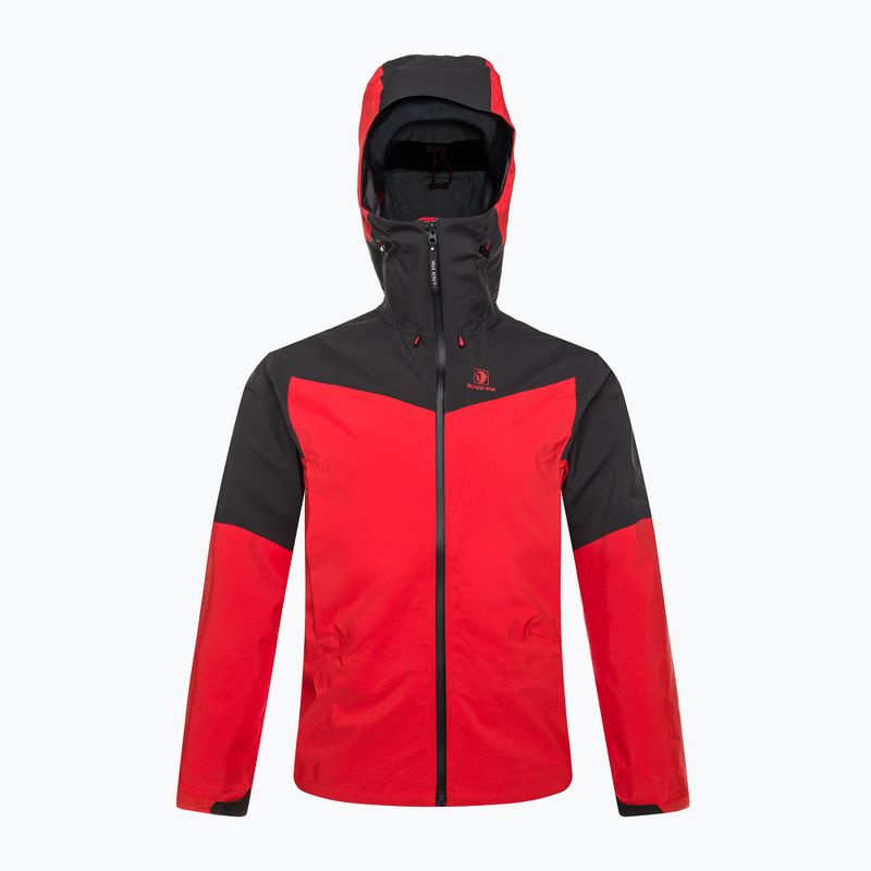 BLACKYAK vyriška striukė nuo lietaus Barzona fiery red