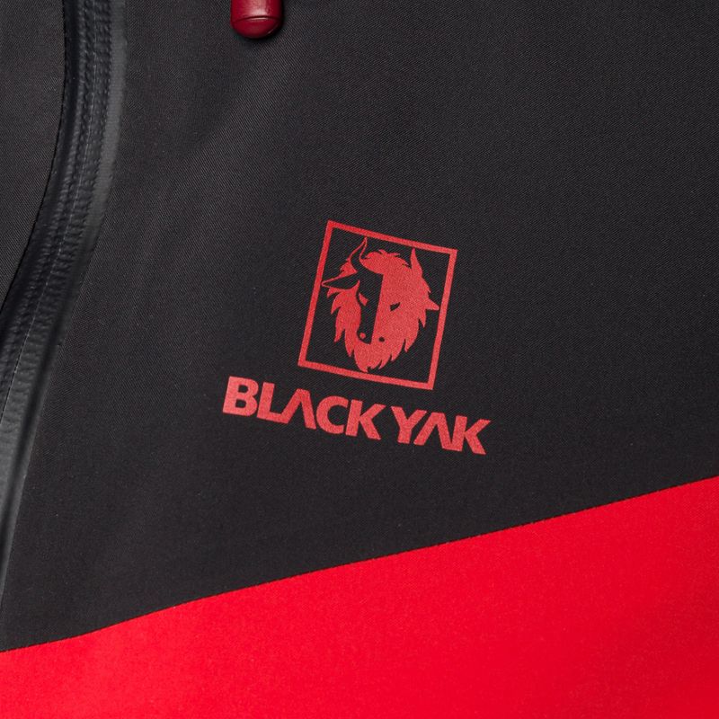 BLACKYAK vyriška striukė nuo lietaus Barzona fiery red 3