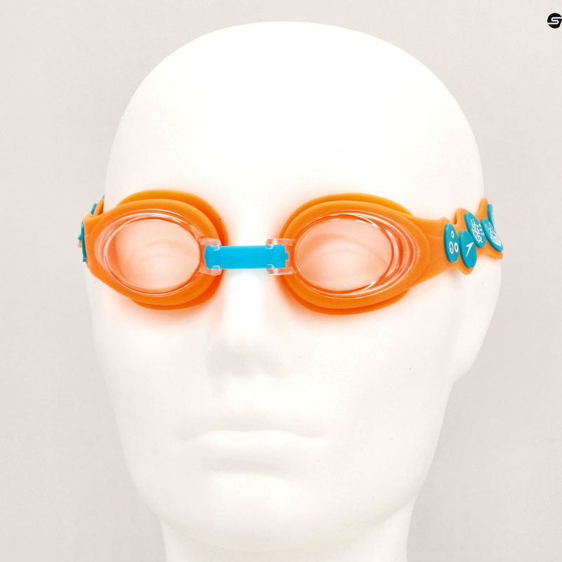 "Speedo Infant Spot" oranžiniai/žalieji plaukimo akiniai 6