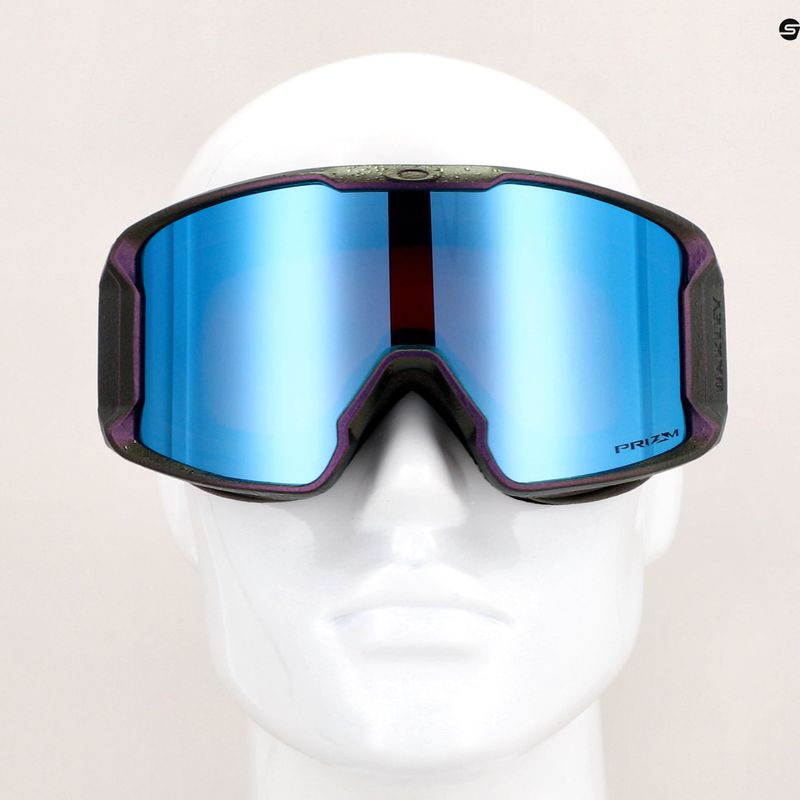 "Oakley Line Miner" slidinėjimo akiniai "fractel lilac/prism sapphire iridium 7