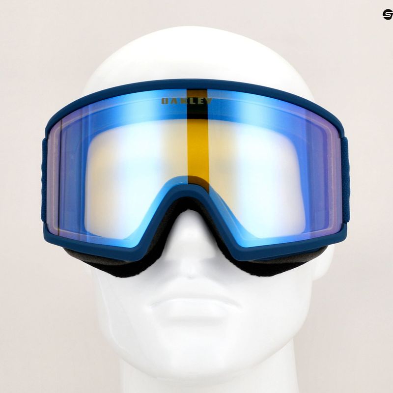 Oakley Target Line poseidon/hi yellow slidinėjimo akiniai 10