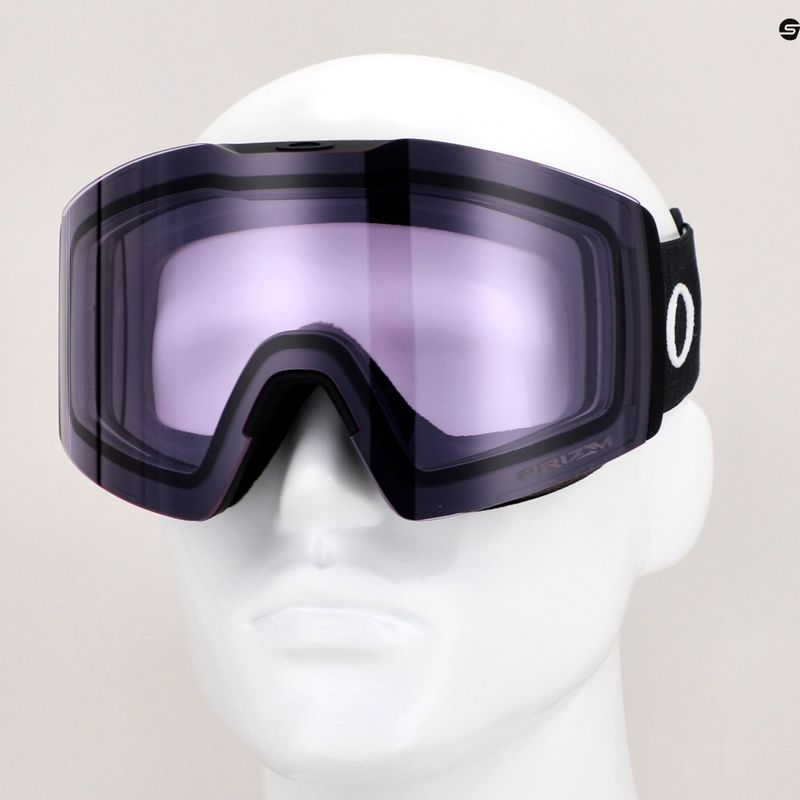 "Oakley Fall Line" matiniai juodi/prizm sniego skaidrūs slidinėjimo akiniai 10