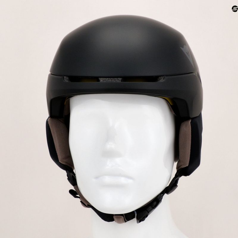 "Dainese Nucleo Mips" slidinėjimo šalmas juodas matinis 8