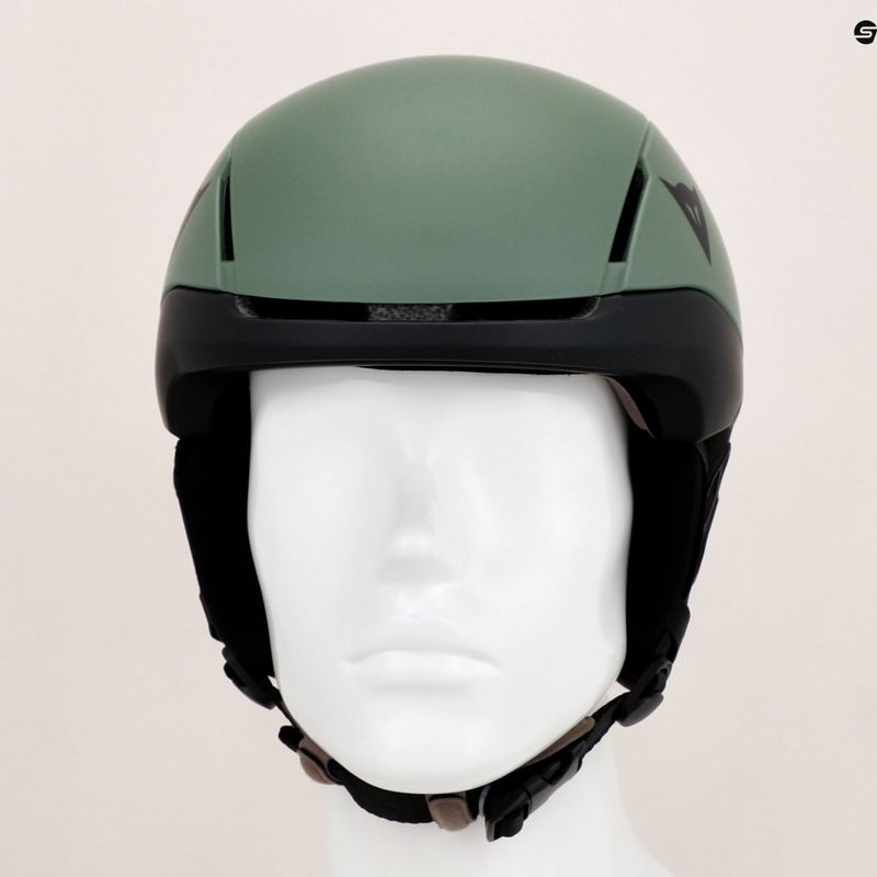 "Dainese Elemento" slidinėjimo šalmas sage green 9