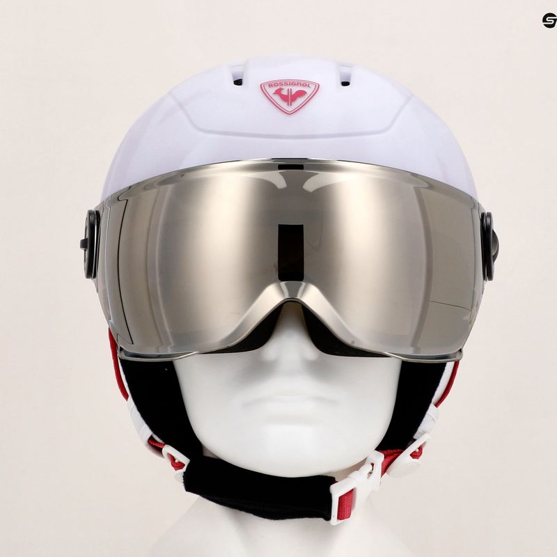 "Rossignol" vaikiškas slidinėjimo šalmas "Whoopee Visor Impacts" baltas 13