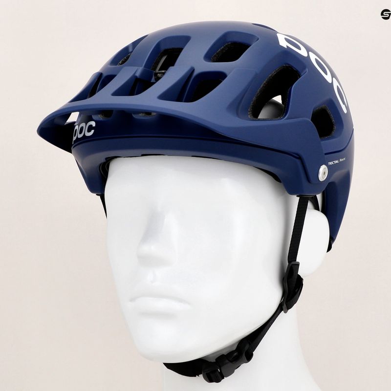 MTB dviratininko šalmas POC Tectal Race MIPS švino mėlyna/vandenilio balta matinė 10