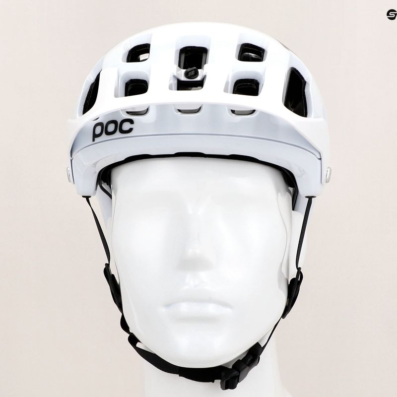 Dviračio šalmas MTB POC Tectal Race MIPS hydrogen white/uranium black 9