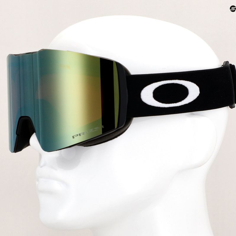 "Oakley Fall Line" matiniai juodi/prizm sage gold slidinėjimo akiniai 10