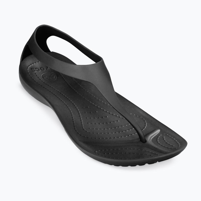Moteriškos šlepetės Crocs Sexi Flip black/black 8
