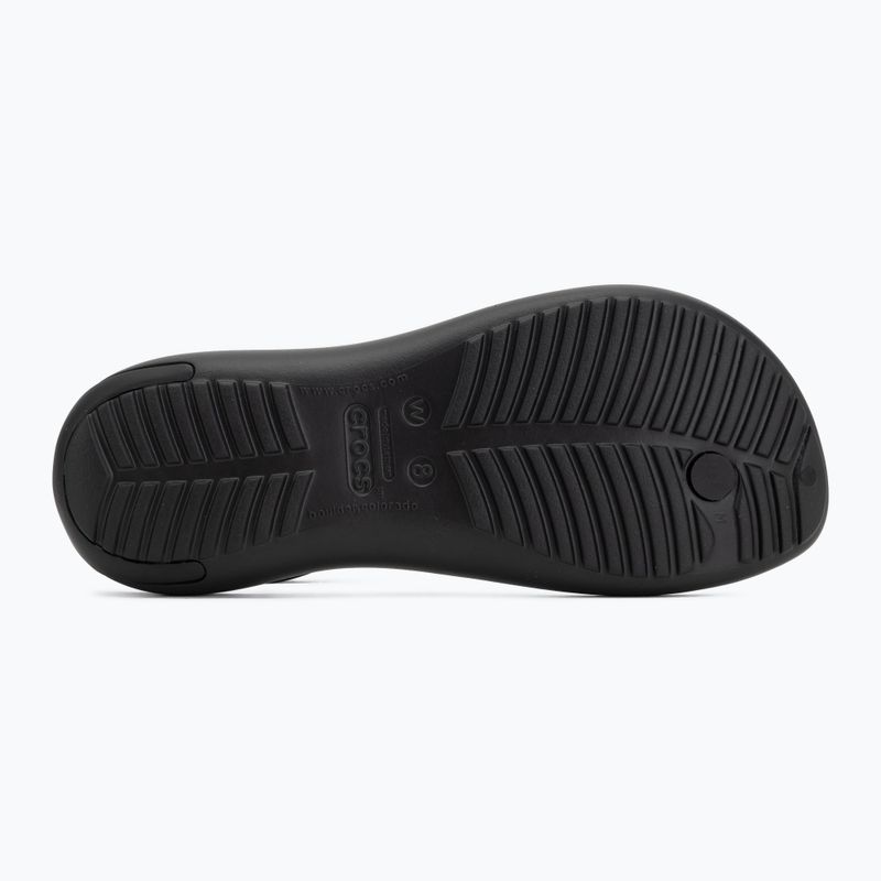 Moteriškos šlepetės Crocs Sexi Flip black/black 4