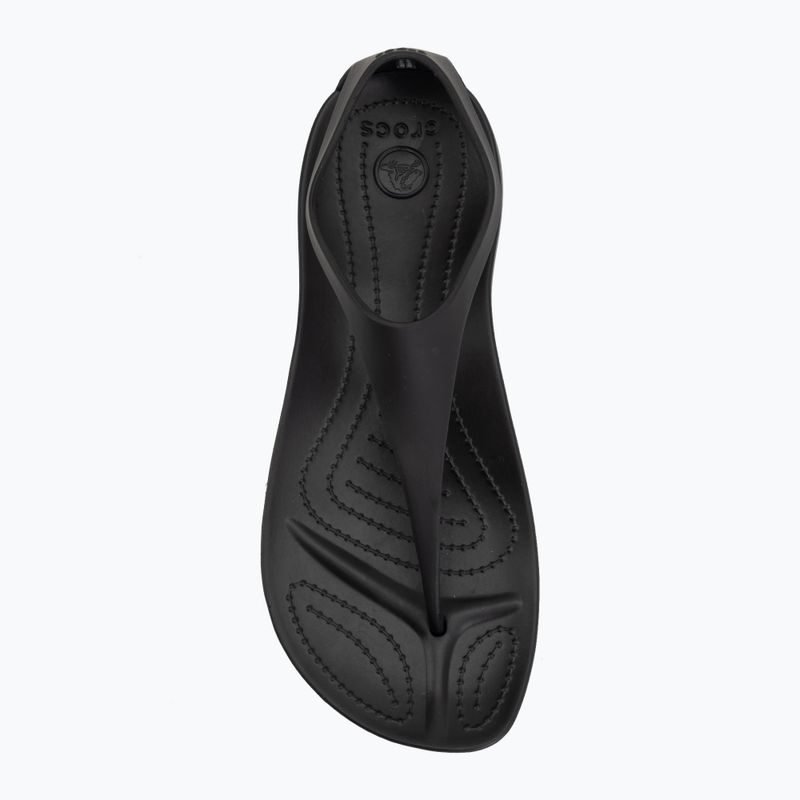 Moteriškos šlepetės Crocs Sexi Flip black/black 5