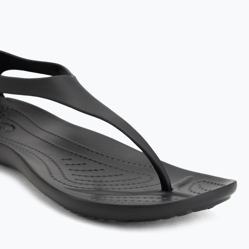 Moteriškos šlepetės Crocs Sexi Flip black/black 7