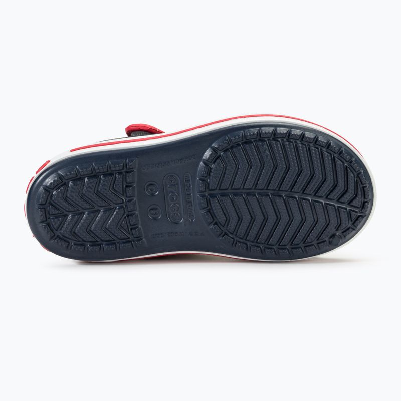 Vaikiški sandalai Crocs Crockband Kids Sandal navy/red 4