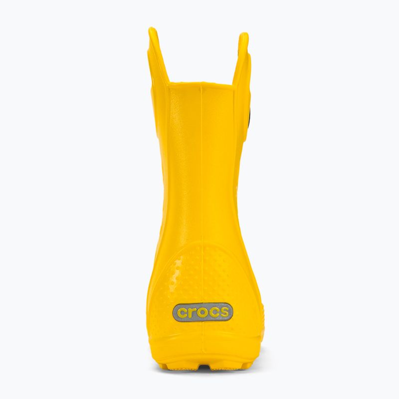 Vaikiški lietaus batai Crocs Handle Rain Boot Kids yellow 7