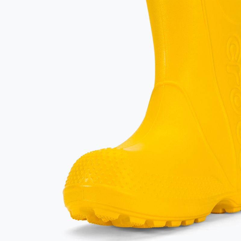 Vaikiški lietaus batai Crocs Handle Rain Boot Kids yellow 8