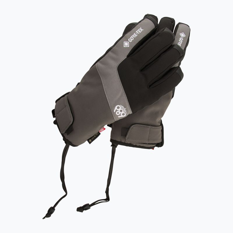 Vyriškos snieglenčių pirštinės 686 Gore-Tex Linear Under Cuff Gloves black 6
