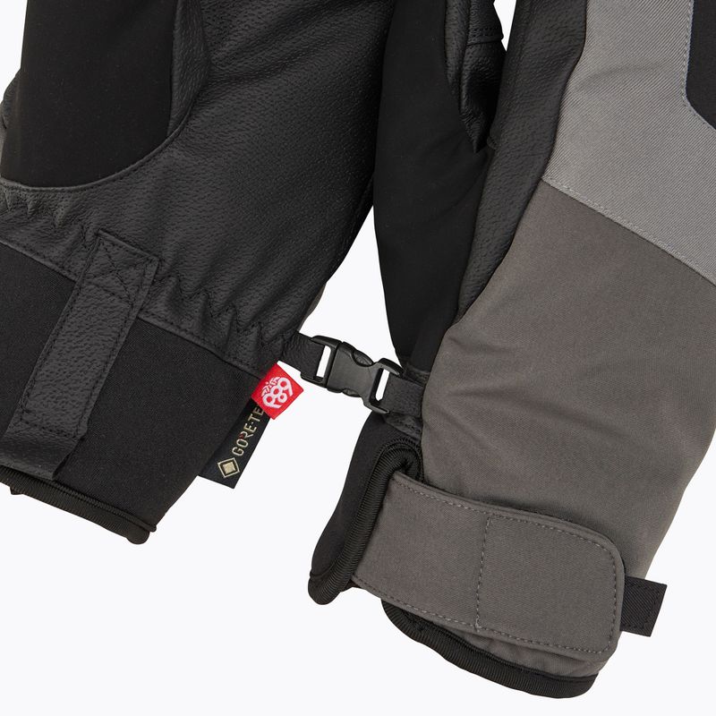 Vyriškos snieglenčių pirštinės 686 Gore-Tex Linear Under Cuff Mitt charcoal 5
