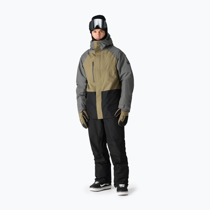 Vyriška snieglenčių striukė 686 Gore-Tex Core Insulated rhino grey colorblock 2