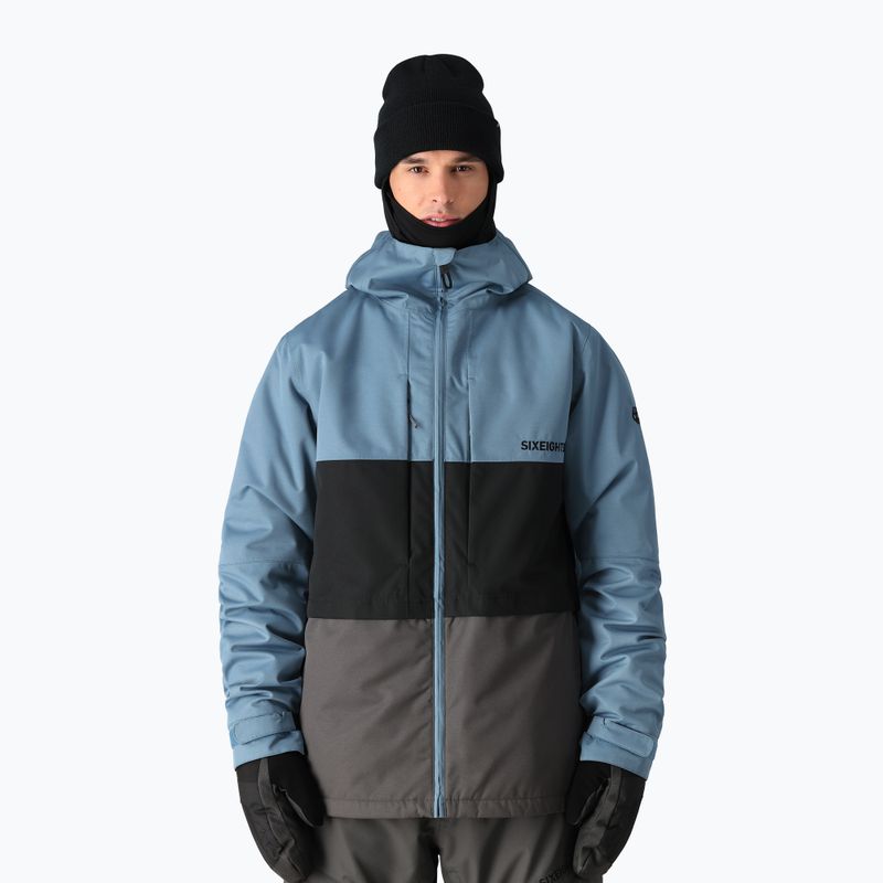 Vyriška snieglenčių striukė 686 Smarty 3-in-1 Form stellar blue colorblock