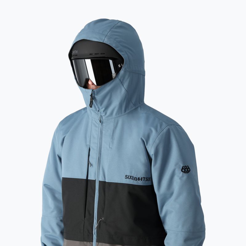 Vyriška snieglenčių striukė 686 Smarty 3-in-1 Form stellar blue colorblock 4