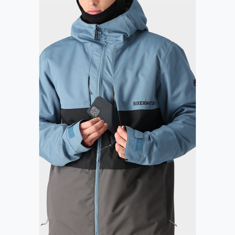 Vyriška snieglenčių striukė 686 Smarty 3-in-1 Form stellar blue colorblock 6