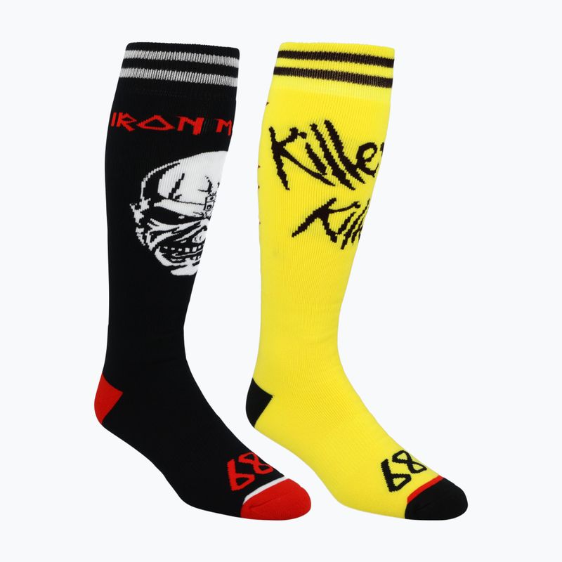 Vyriškos snieglenčių kojinės 686 Iron Maiden black/yellow 5