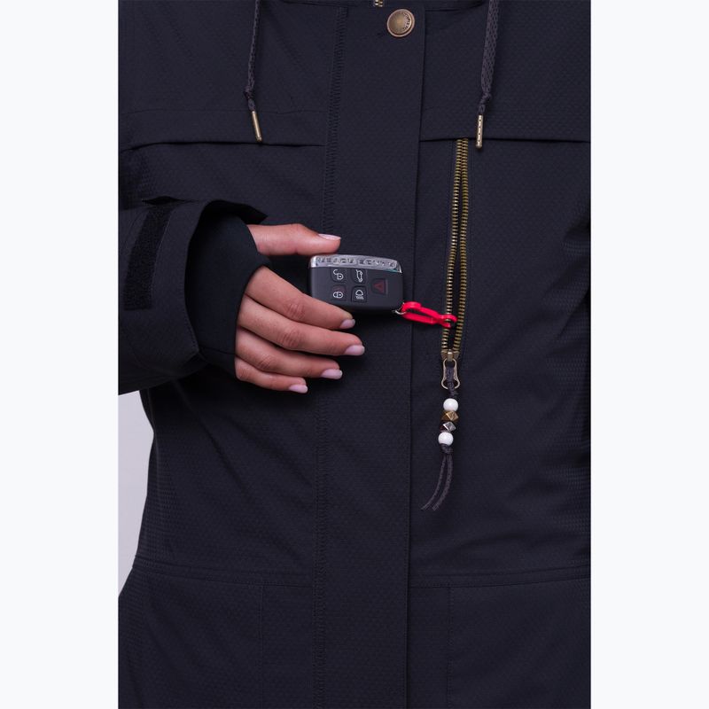 Moteriška snieglenčių striukė 686 Spirit black geo jacquard 5