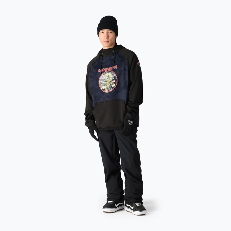 Vyriškas snieglenčių džemperis 686 Bonded Fleece iron maiden eddies black 2
