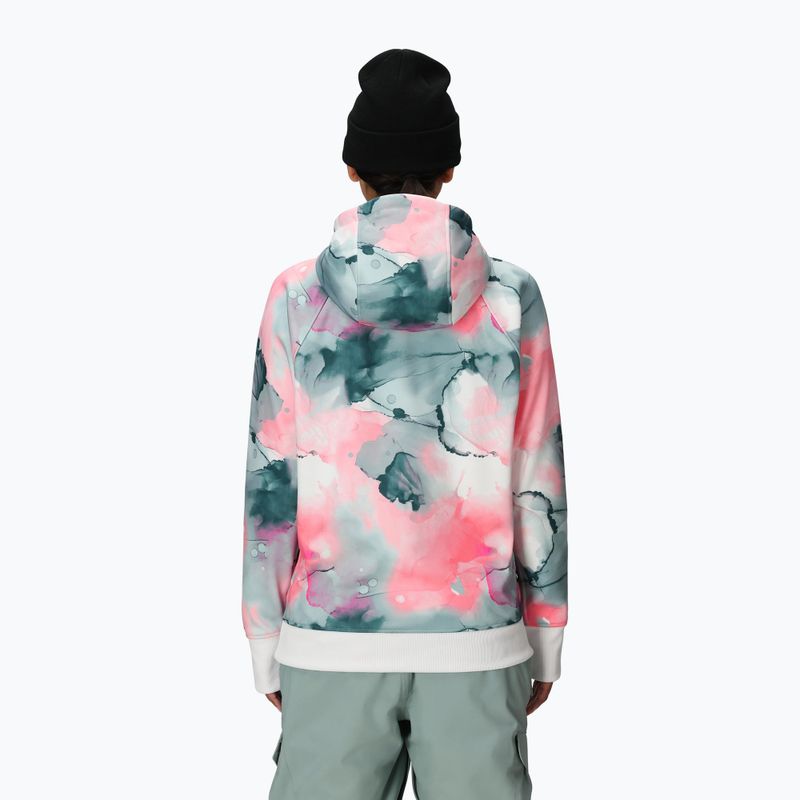 Moteriškas snieglenčių džemperis su gobtuvu 686 Bonded Fleece Pullover Hoody geranium pink ink 3